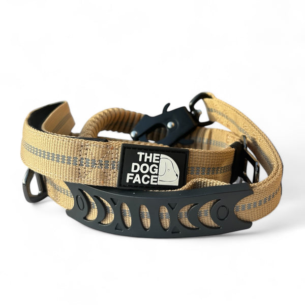 The Dog Face ‘TactiClip’ Seatbelt Leash - Dark Sand