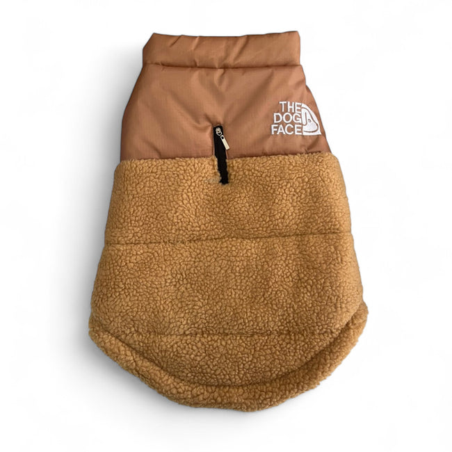 The Dog Face Teddy Body Warmer - Tan / Brown