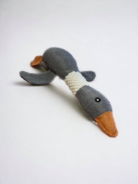 Duck Dog Toy - Grey