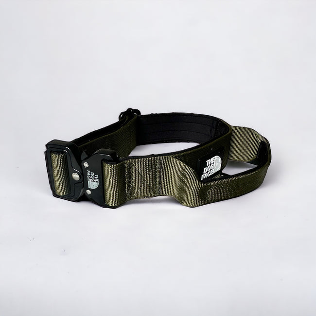 The Dog Face ‘Superior' Tactical Dog Collar - Olive Green