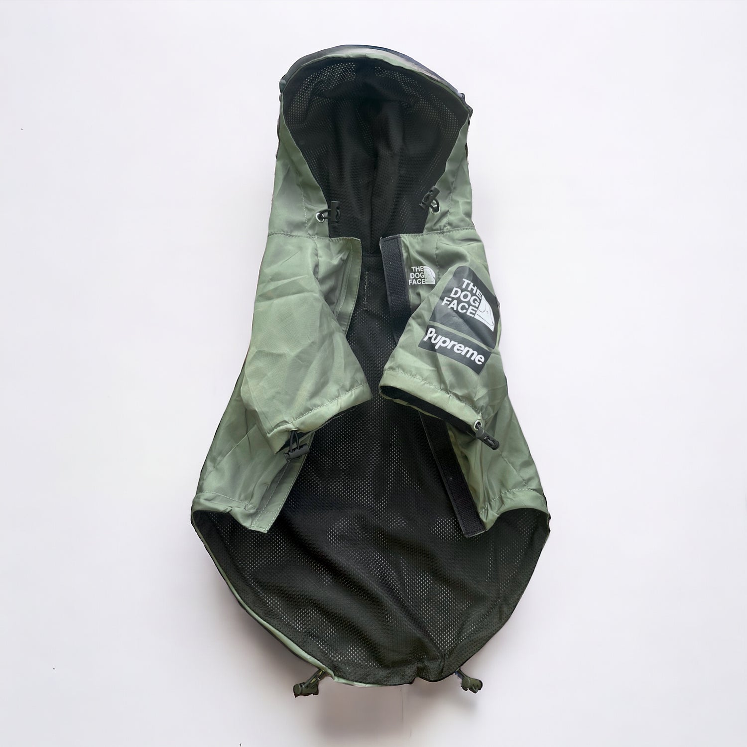 The Dog Face Jacket Black / Mountain Wind / Rain Proof Dog Clothing
