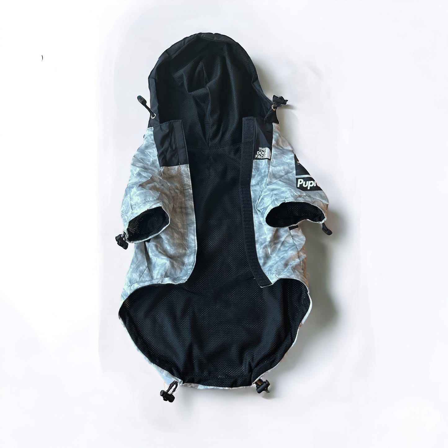 The Dog Face Jacket Black / Mountain Wind / Rain Proof Dog Clothing