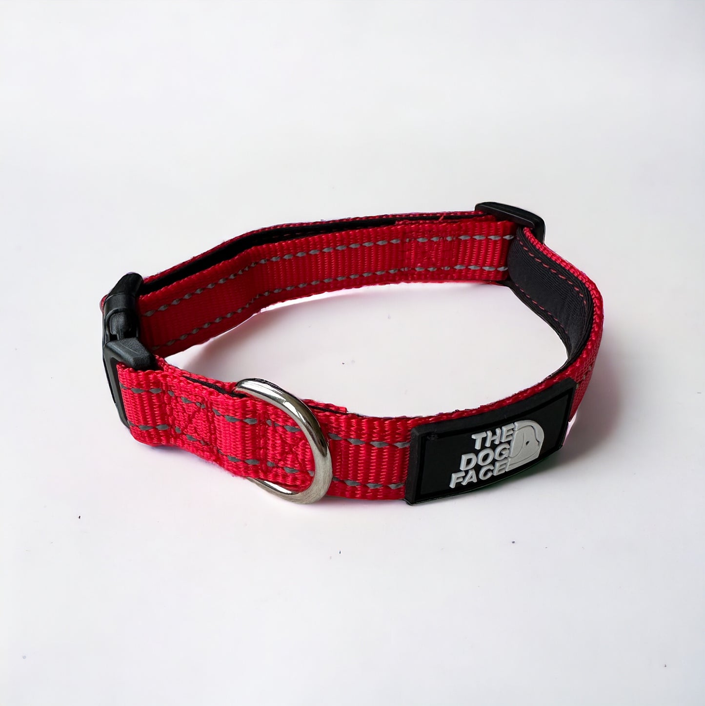 Padded Reflective Collar - Red by The Dog Face