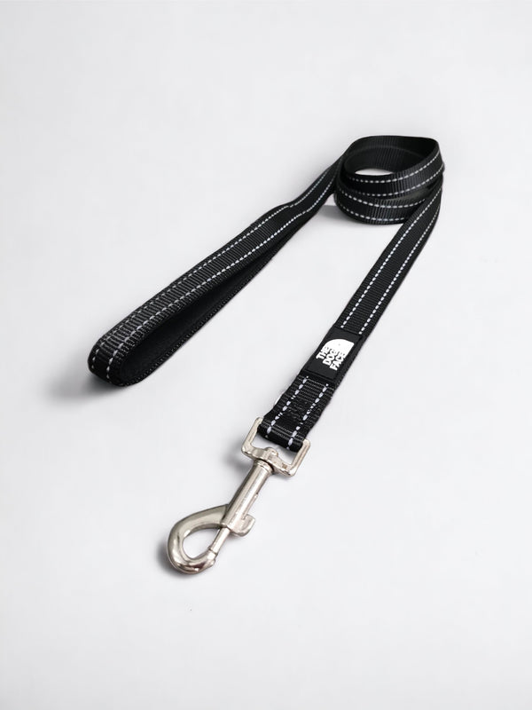 The Dog Face Reflective Leash - Black