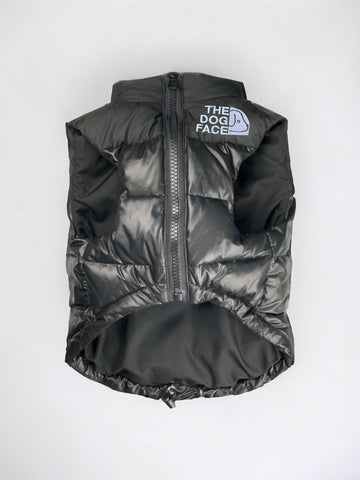 The Dog Face Body Warmer - Black