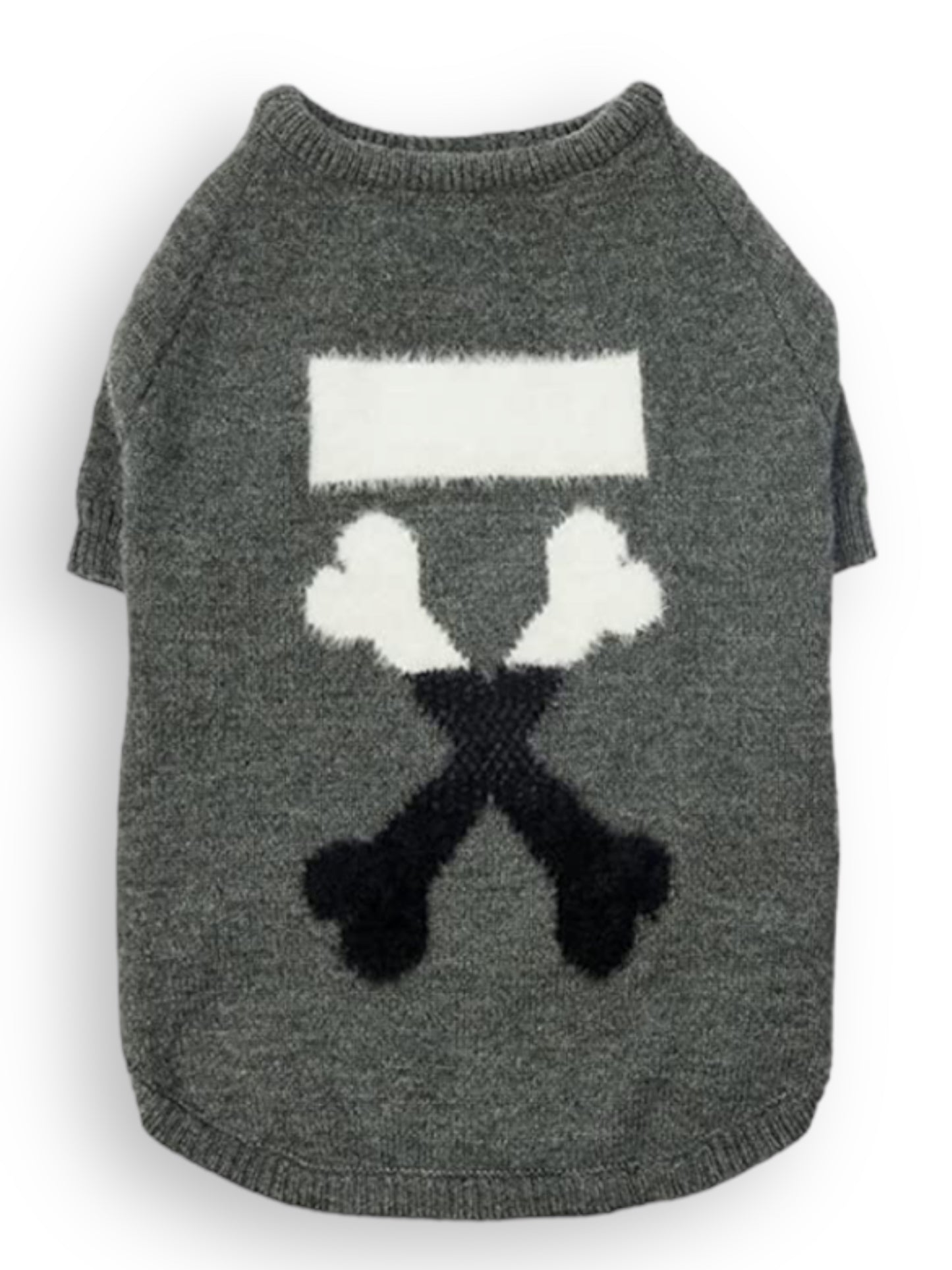 Woof Knit Sweater - Grey