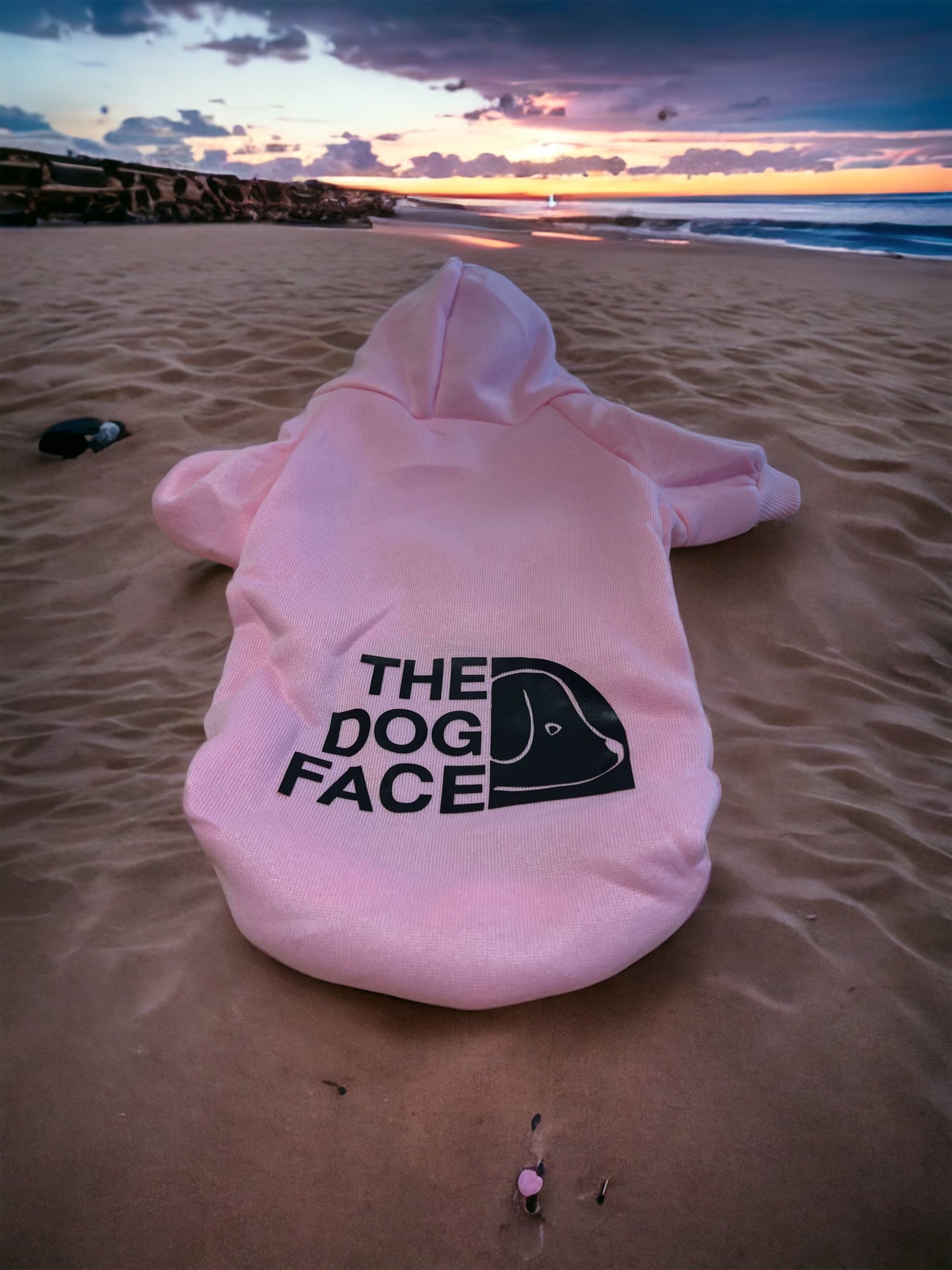 The Dog Face Hoody Pink Buy Dog Jackets, Leashes & Collars The